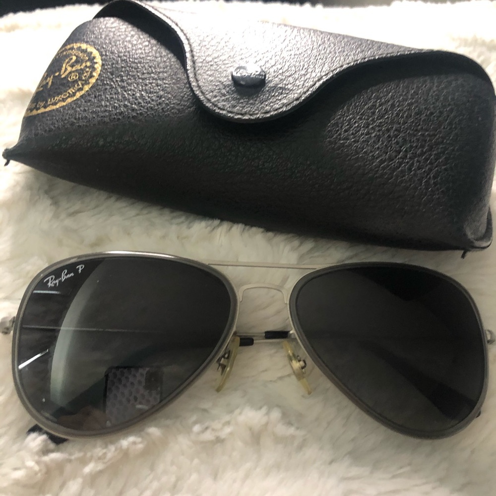 Polarized Ray Ban Aviator Sunglasses